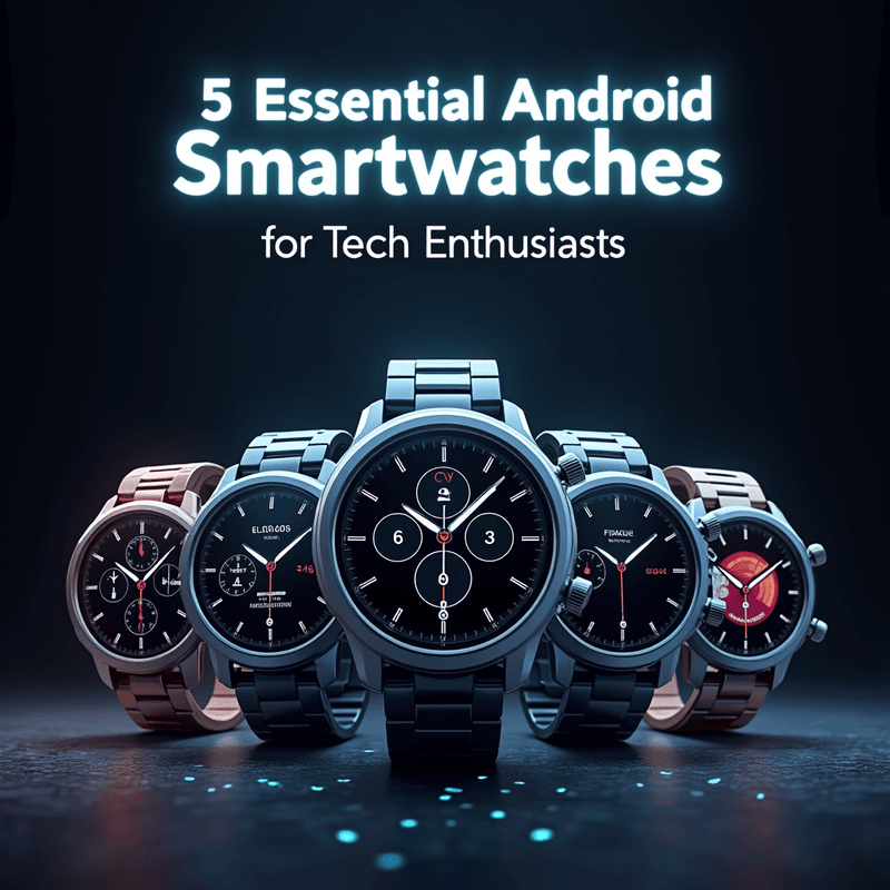 5 Essential Android Smartwatches for Tech Enthusiasts