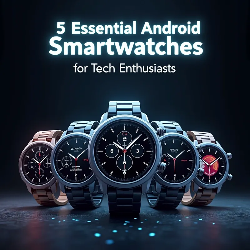 5 Essential Android Smartwatches for Tech Enthusiasts