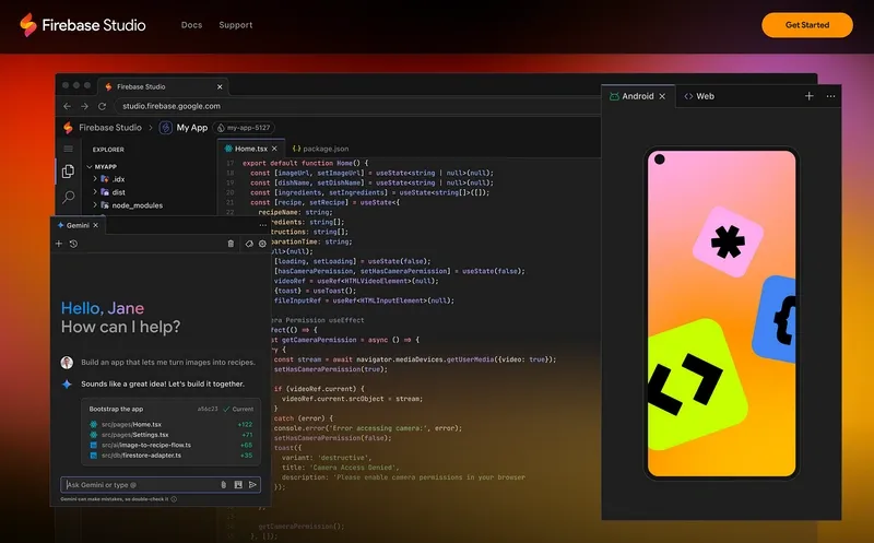Your First AI App in Minutes: Firebase Studio Prototyping Tutorial