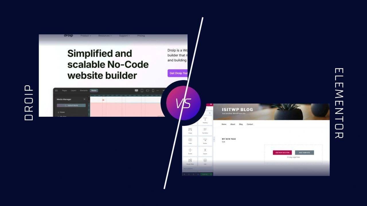 Droip vs Elementor: Real Performance Tests & Winner Revealed