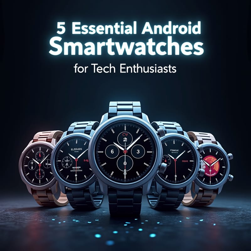 5 Essential Android Smartwatches for Tech Enthusiasts